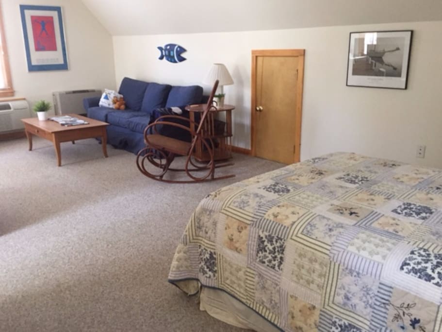 Couch and sitting area