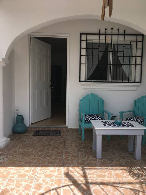 Main entrance with porch