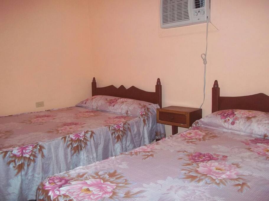 Room 1 with direct entry to the garden and seperate bathroom