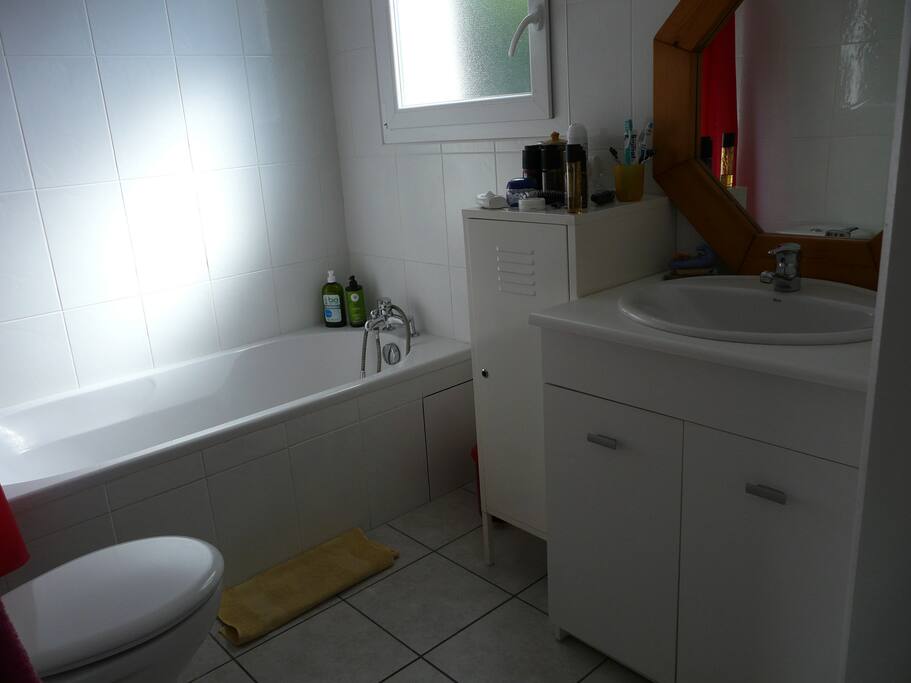 SALLE DE BAIN AVEC BAIGNOIRE ET WC