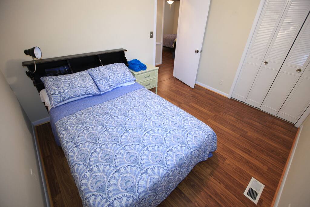 Simple, Clean, Double Bed!