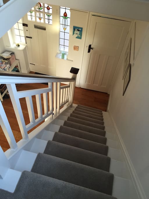 Stairs and entrance hallway