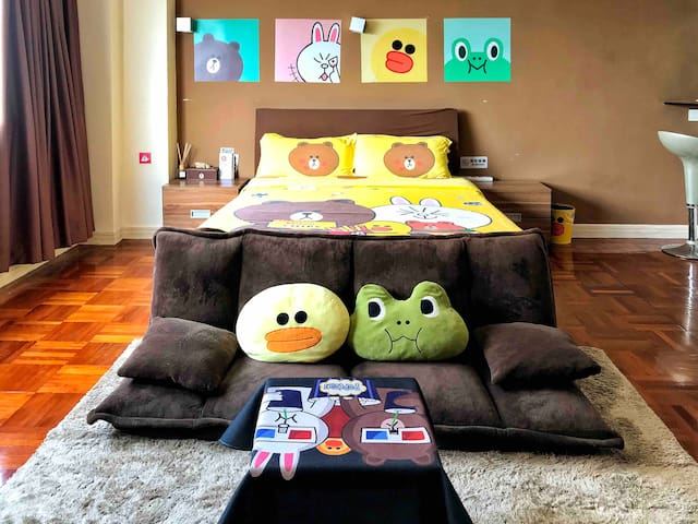 MGM美高梅赌场 LINE主题海景独立公寓 各大赌场免费巴士至关闸、码头、氹仔各大赌场 长租价优