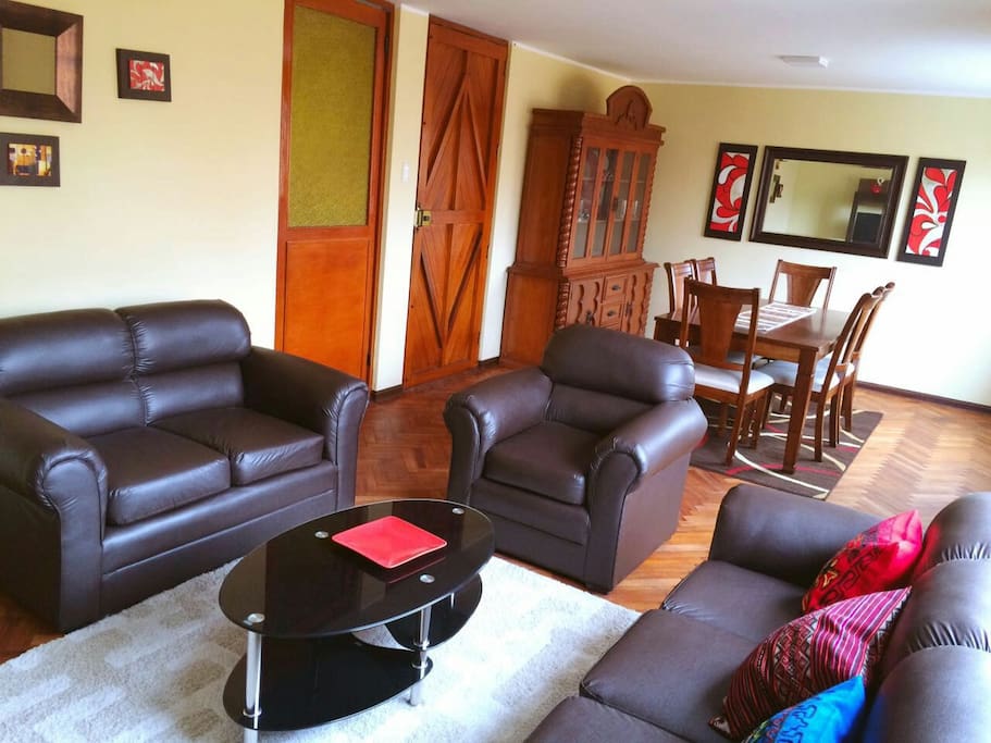 Living and dining room