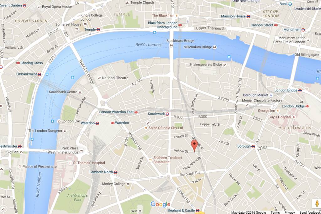 Located a 7 minute walk from Southwark station (Jubilee), a 10 minute walk from Waterloo station (Bakerloo, Jubilee, Northern, and National Rail), and 8 minutes from Borough station (Northern line), plus lots of bus routes within 5 minutes that will take you practically anywhere in London