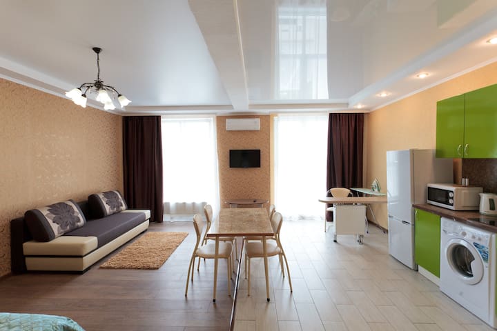 Studio apartments in the center of Krasnodar