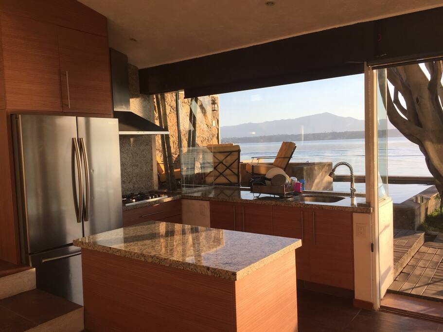 Our kitchen with a view