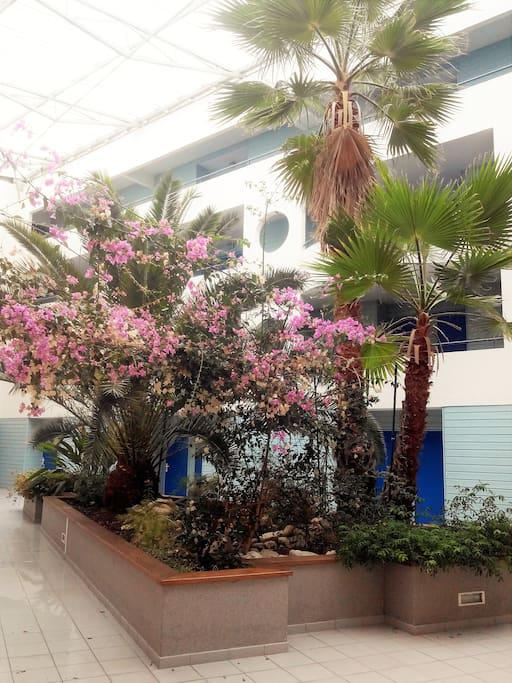 Hall d'accueil de la résidence