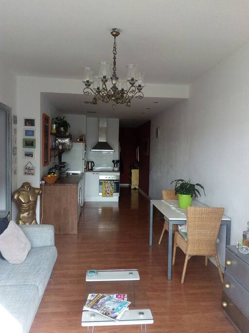 Living room kitchen