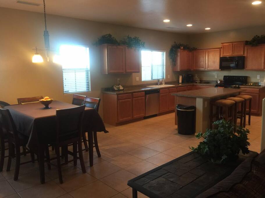 Dining Room & Kitchen View