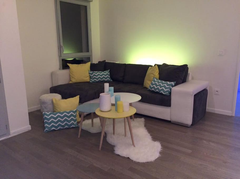 Salon, canape lit 2 places