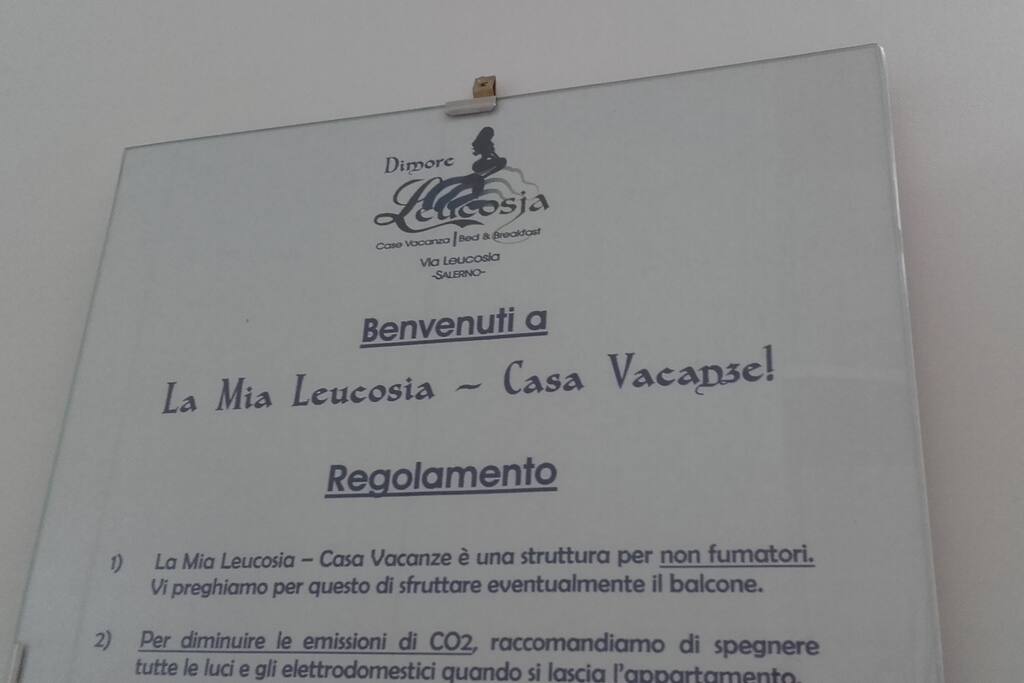 Regolamento della Casa Vacanze