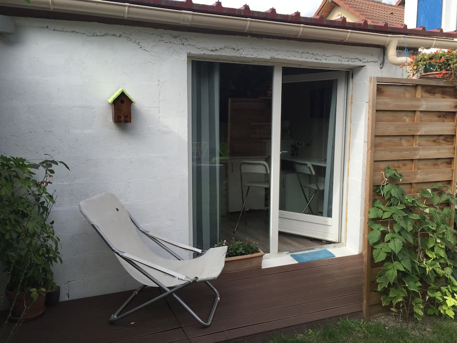 Petite terrasse très sympatique