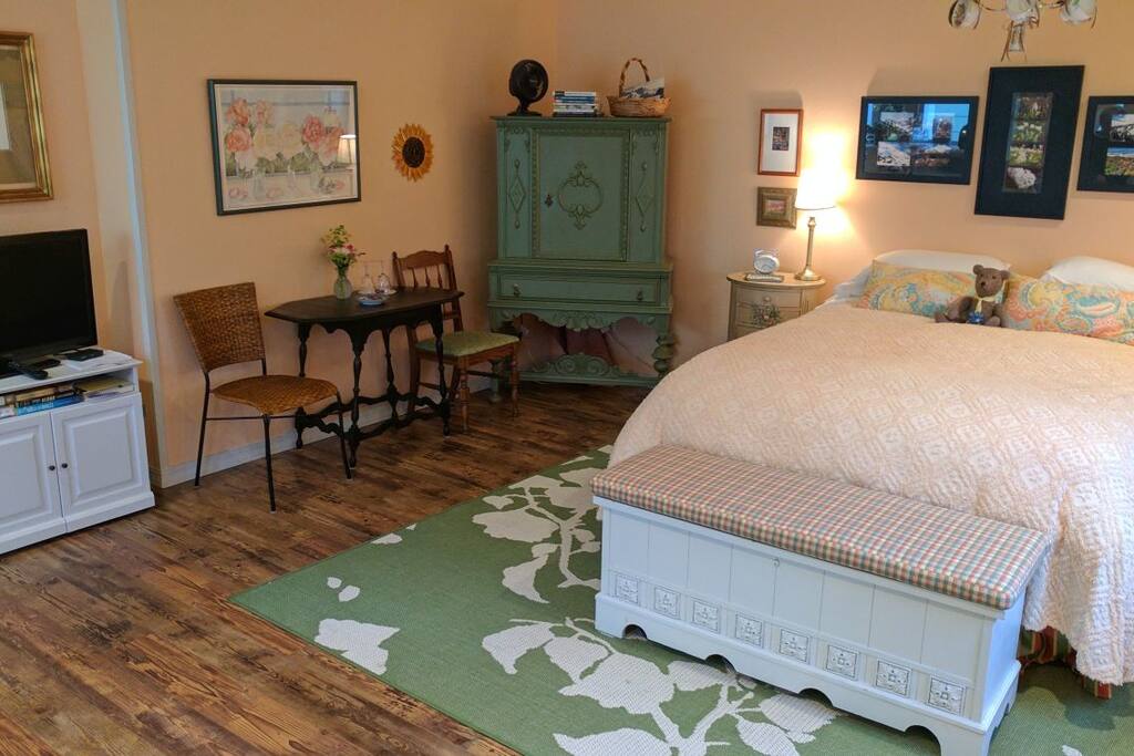 Another view of the bedroom area.