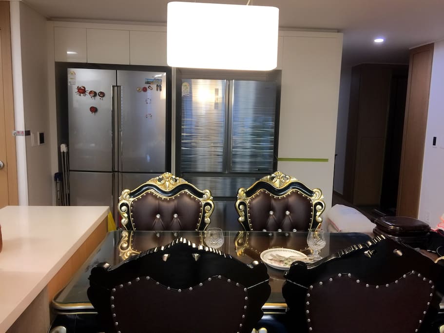 This is the kitchen. You can cook and relax with having some light meals or snacks.