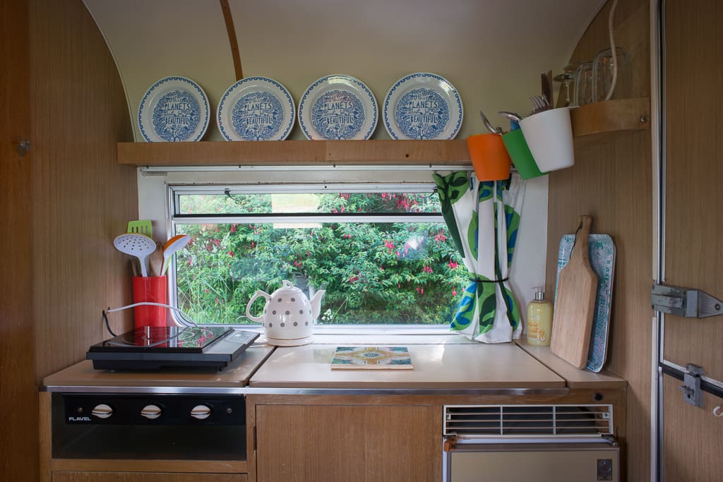 Caravan kitchen