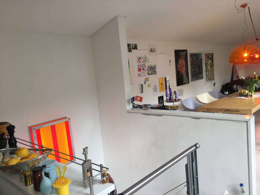 upstairs!