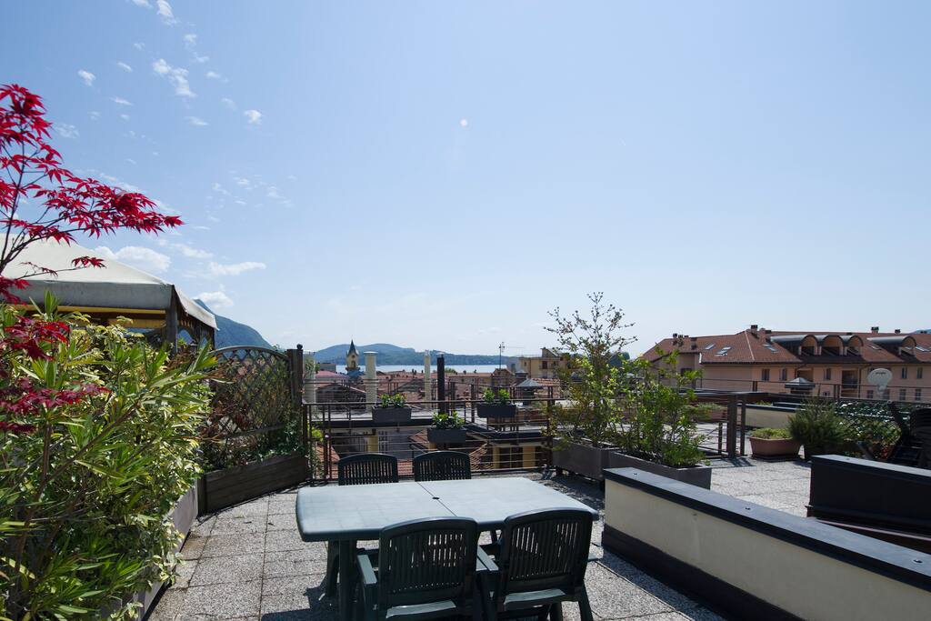 The Terrace with the table and chairs
