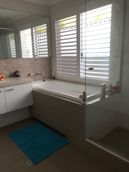 Prestige , modern bathroom with bath and shower
