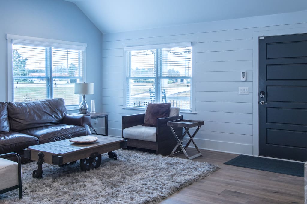 Stylish living area providing comfort and convenience.
