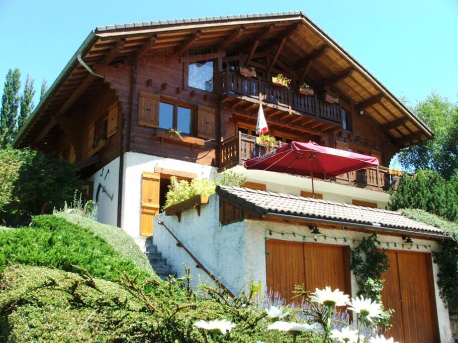 Le chalet en été
