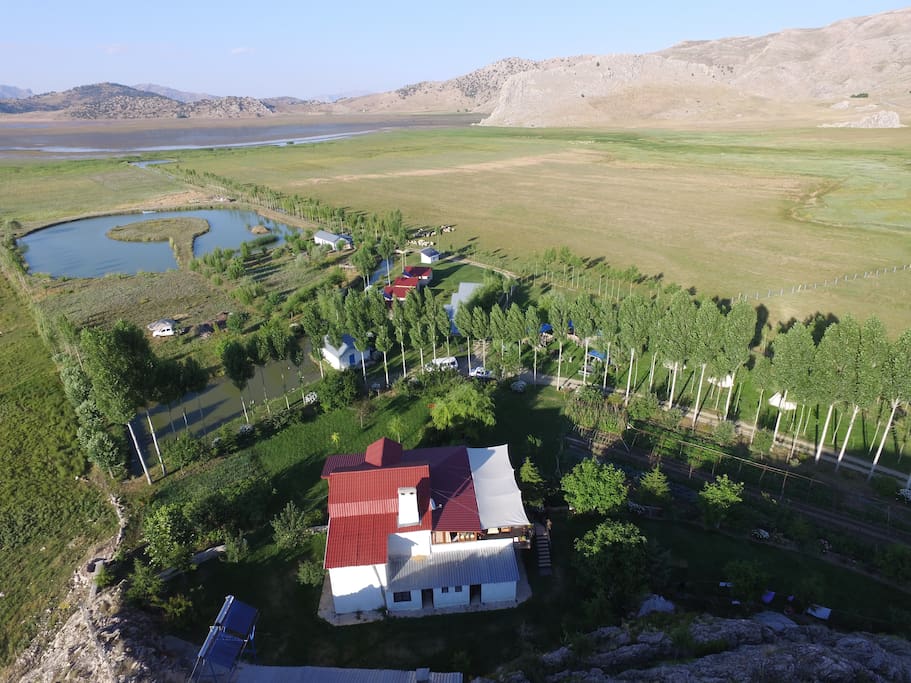 Ariel view of Girdev Camp