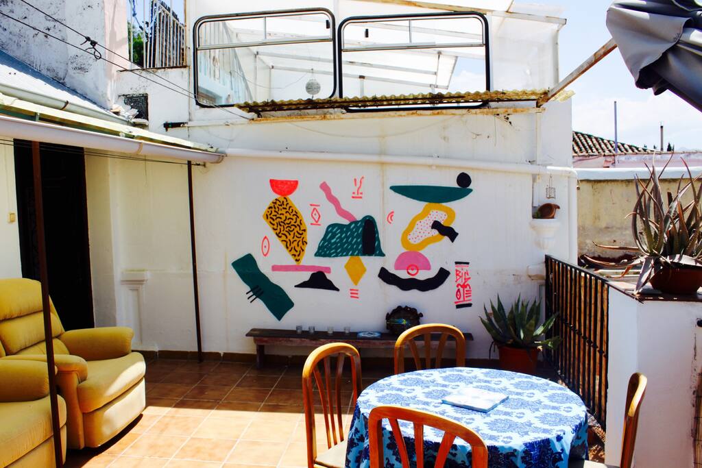 Sunny terrace