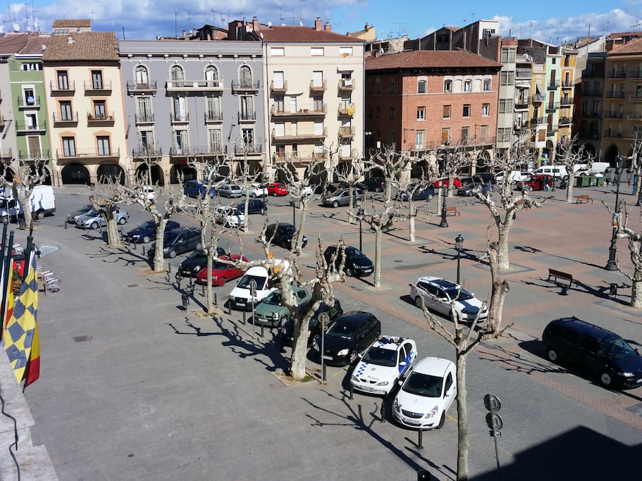 Esta es la vista desde los balcones del piso.
