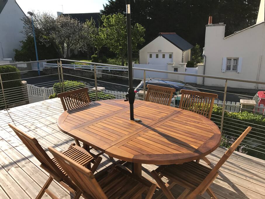 Depuis la terrasse, exposée sud