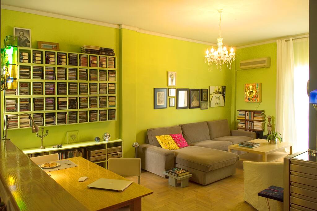 The sunny living room