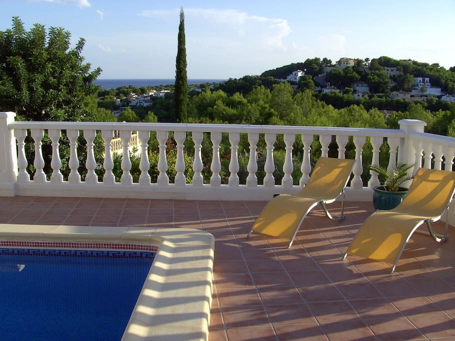 Terraces with seaview
