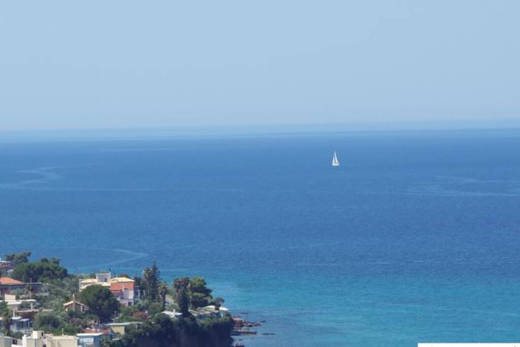 sea view from the apartments