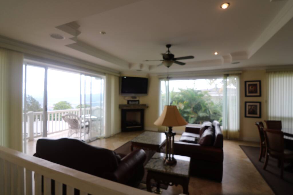 Open Concept Living area