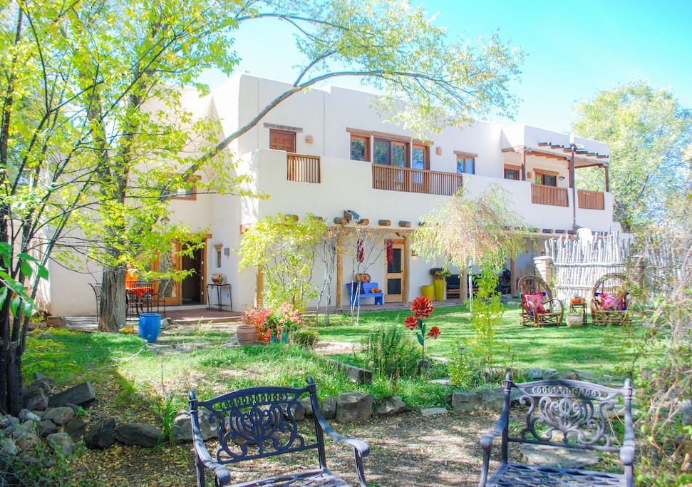 Largest Courtyard with firepit and 2BR loft also available for larger groups
