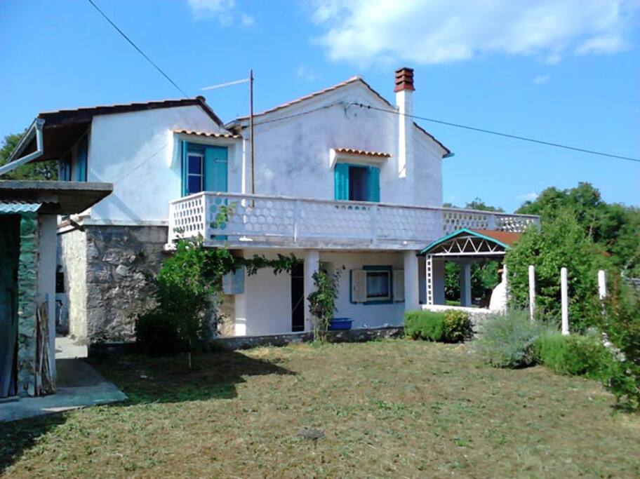 View to the house from garden