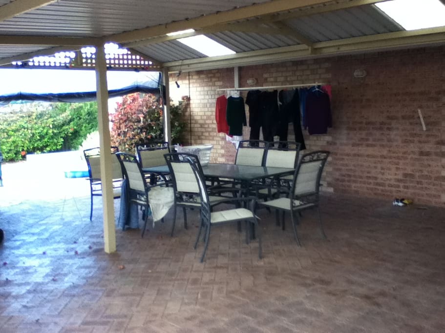 Patio area
