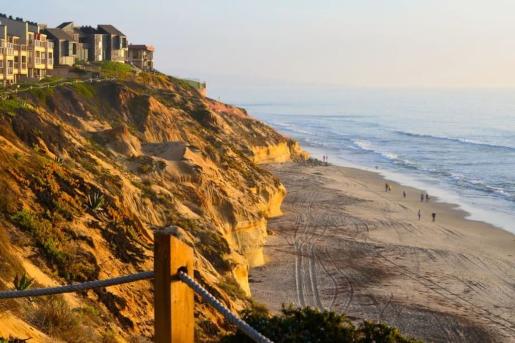 Steps to the beach