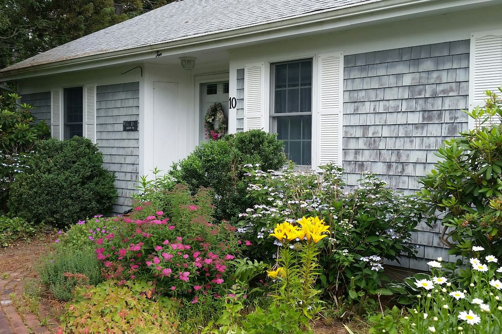 Gardens in front of the house