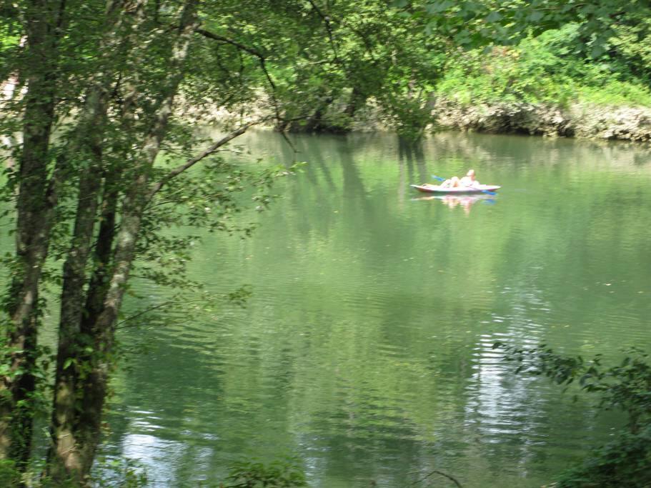 Don't forget to bring your kayak!