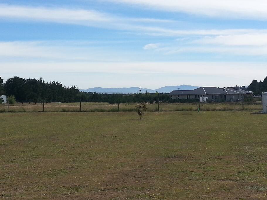 Mountain view from the deck