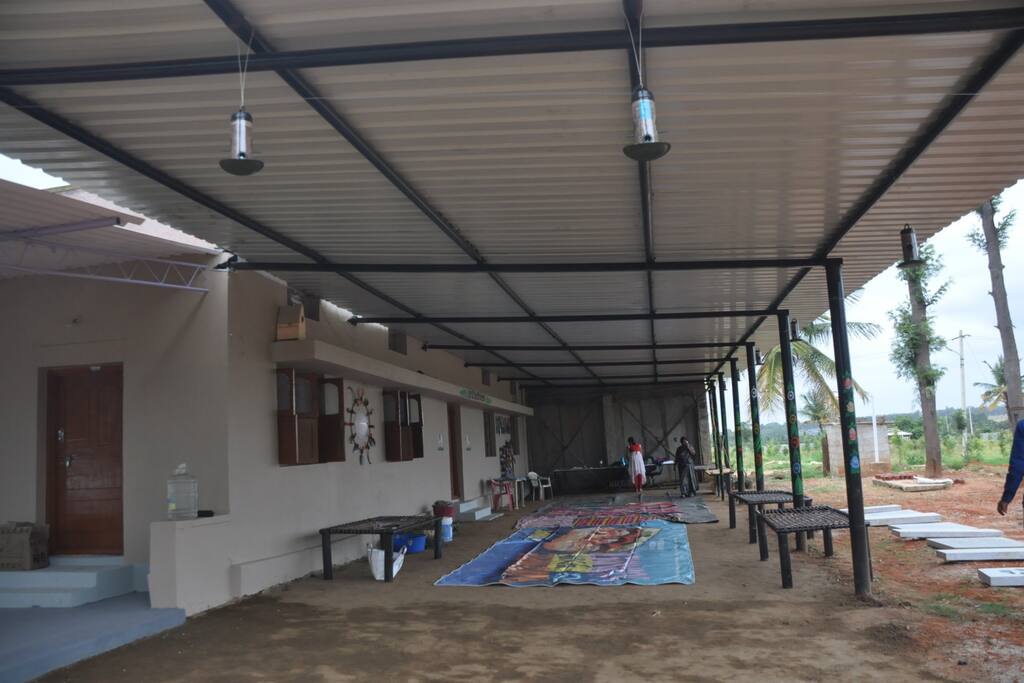 Stay close to nature . Beautiful farm facing open area where you can spend time with loved ones .