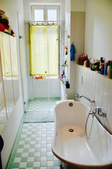 Bathroom with Bathtub and Shower