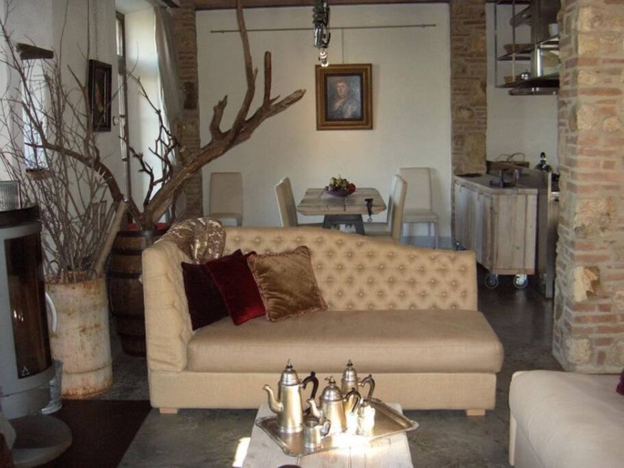 Villa Oliviera - Living Room