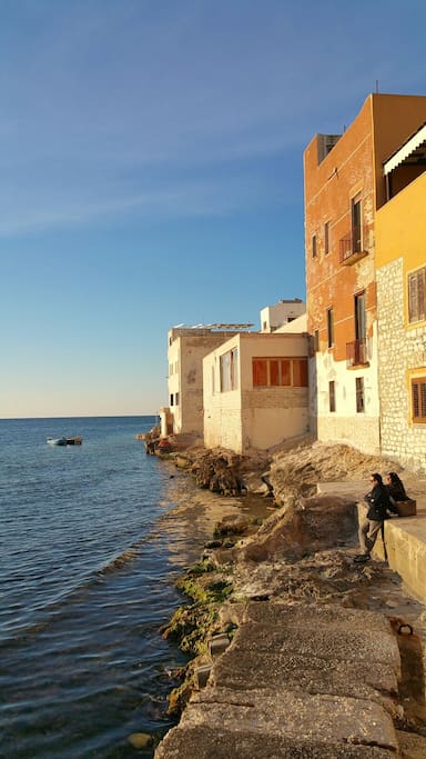 scorcio di Trapani, glimpse of Trapani