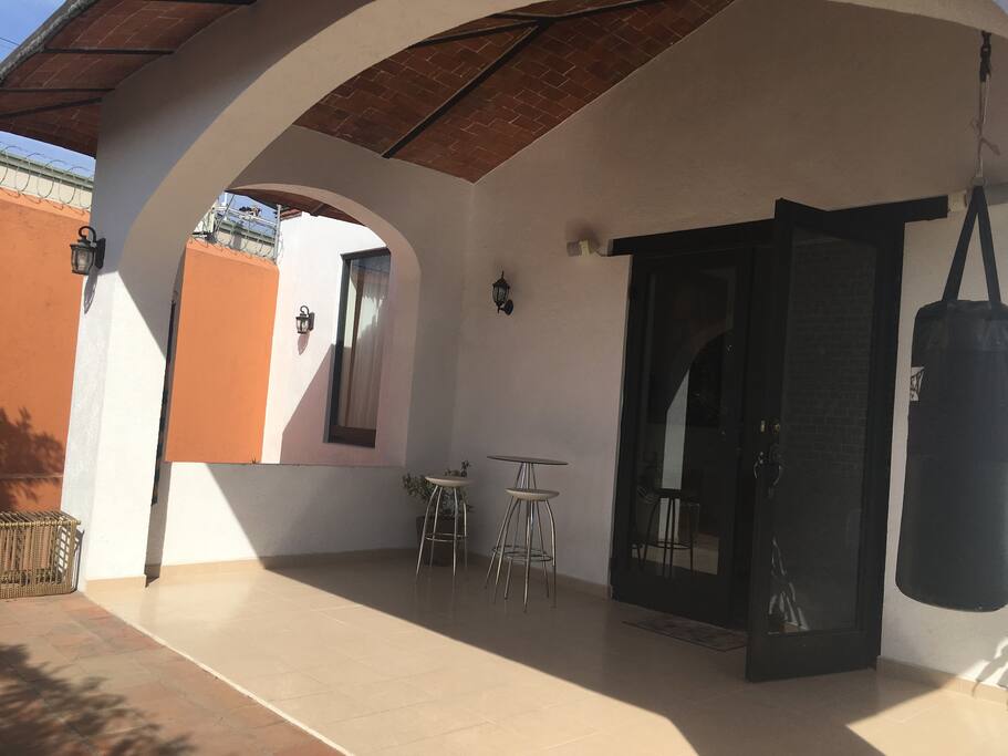 Terraza entrada.