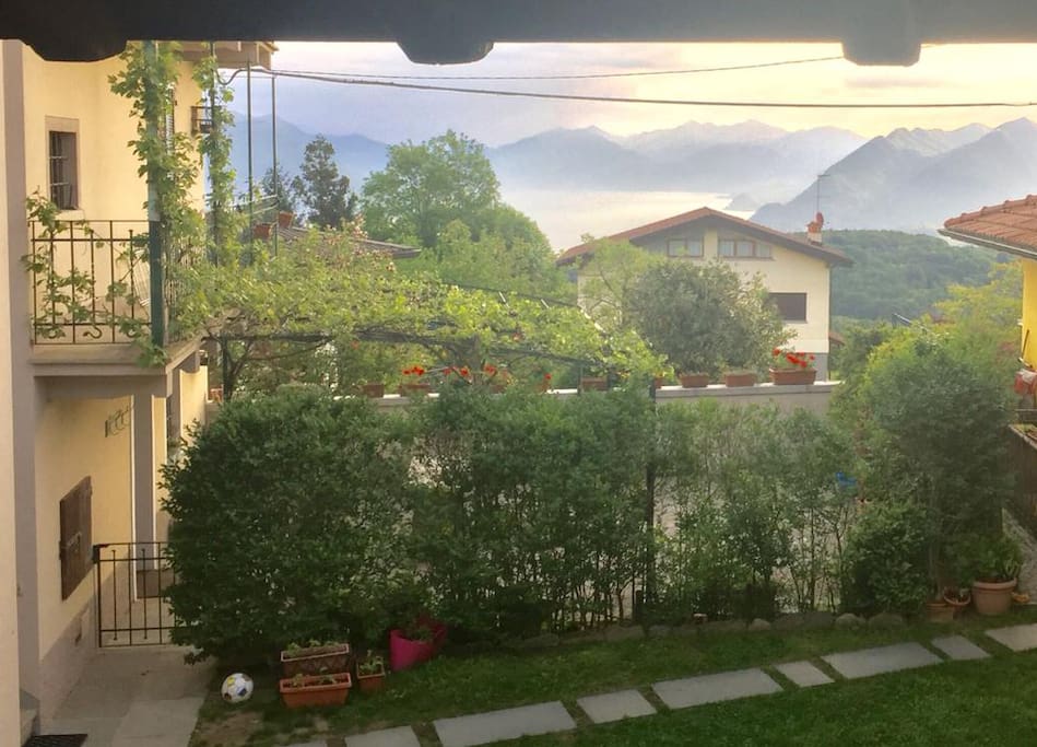 vista dal balcone