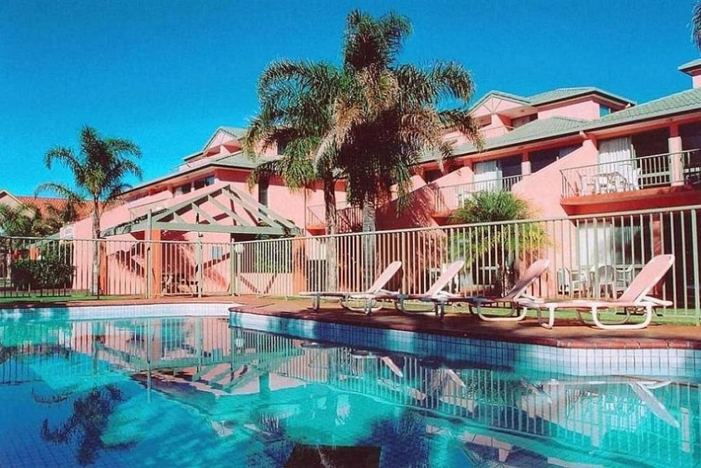 Clean fresh invigorating pool