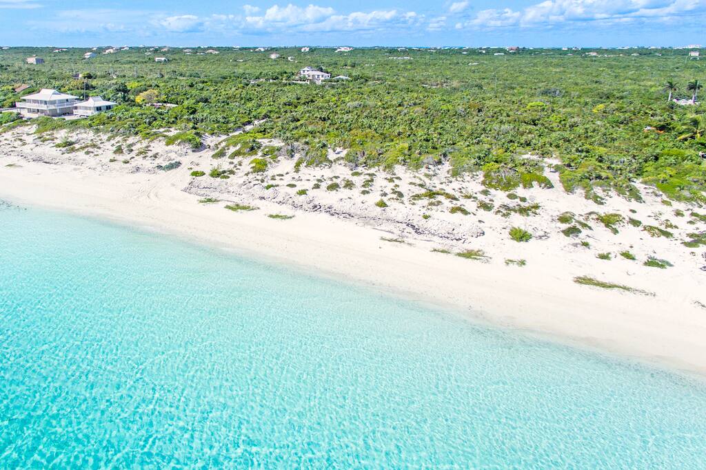 beach in front of at the access path