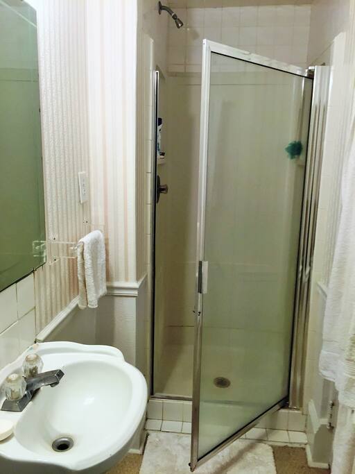 Upstairs shower