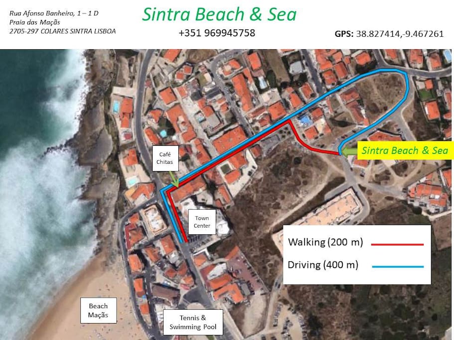 200 m to the beach!